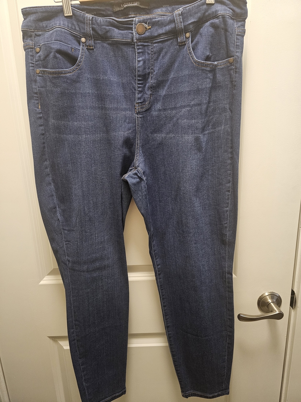 Liverpool Dark Blue Skinny Jeans